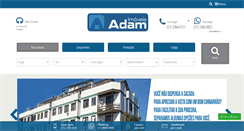 Desktop Screenshot of imobiliariaadam.com.br