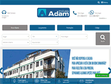 Tablet Screenshot of imobiliariaadam.com.br